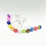 دیزاین ژورنالی ناخن طرح آبنبات