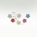 دیزاین ژورنالی ناخن طرح گل