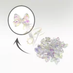 دیزاین ژورنالی ناخن طرح پاپیون