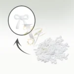 دیزاین ژورنالی ناخن طرح پاپیون سفید