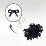 دیزاین ژورنالی ناخن طرح پاپیون مشکی