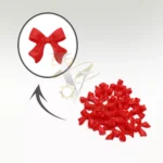 دیزاین ژورنالی ناخن طرح پاپیون قرمز