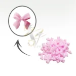 دیزاین ژورنالی ناخن طرح پاپیون صورتی