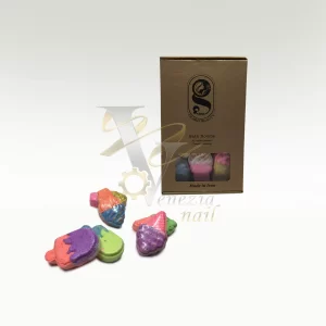کوکتل پدیکور طرح بستنی گلاریس