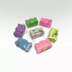 کوکتل پدیکور طرح آبنباتی گلاریس